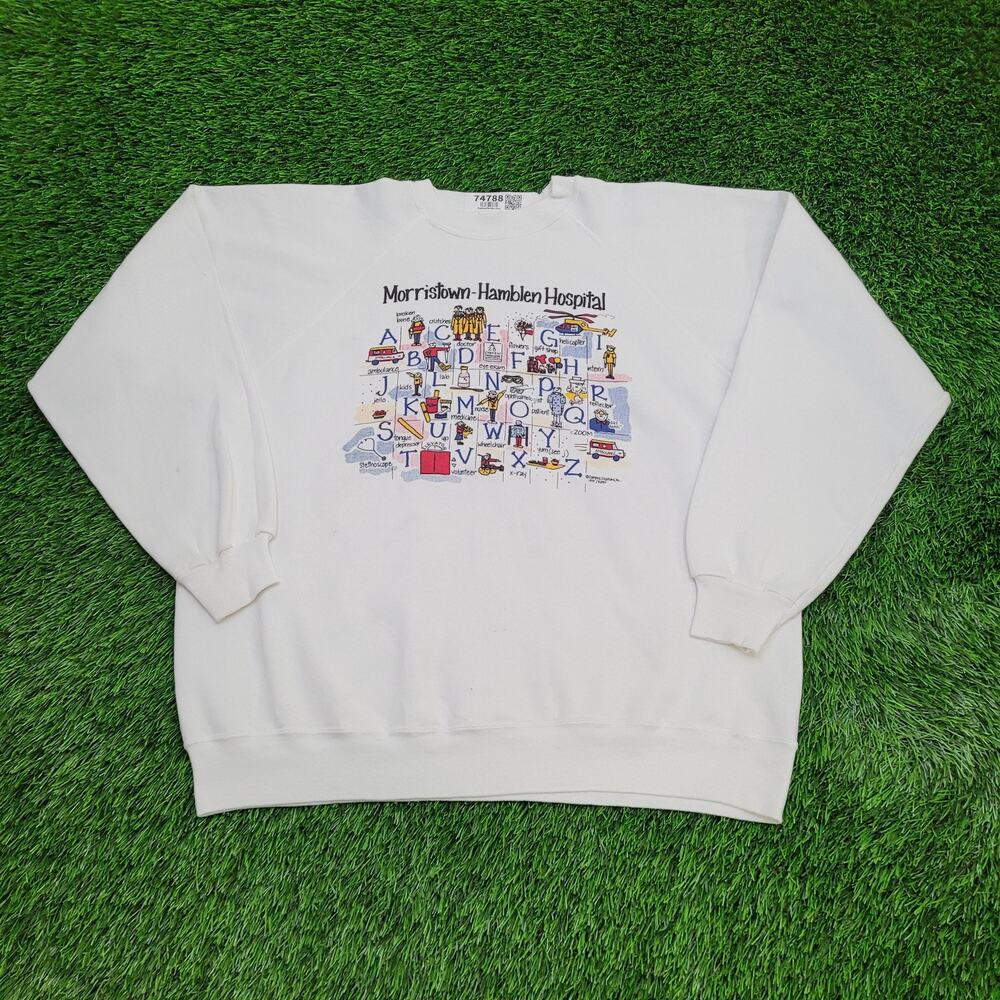 Vintage 1991 Hospital Sweatshirt XL 24x25 Morristown-Hamblen